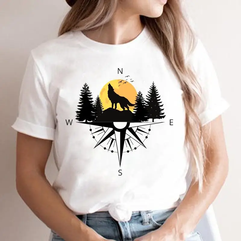 Fashion Cartoon T-shirt Female - Women'S Fashion In The 90S 评论和价格