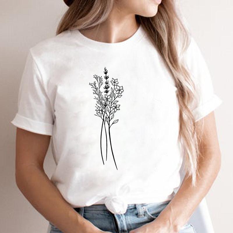 Fashion Cartoon T-shirt Female - Women'S Fashion In The 90S 评论和价格