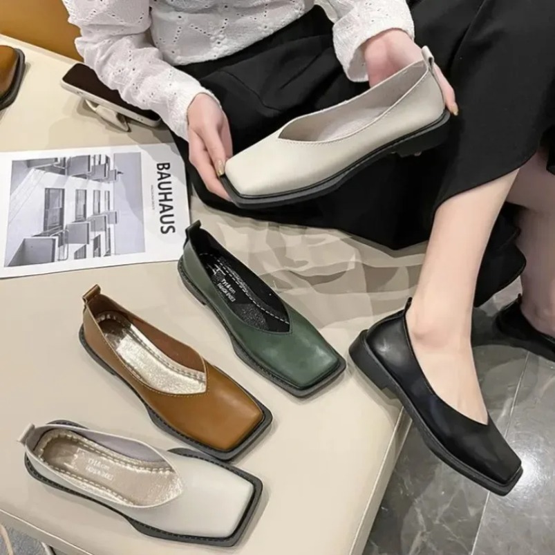 Roman Women Low Heel Pumps Lad - Sneakers Fashion Women 评论和价格