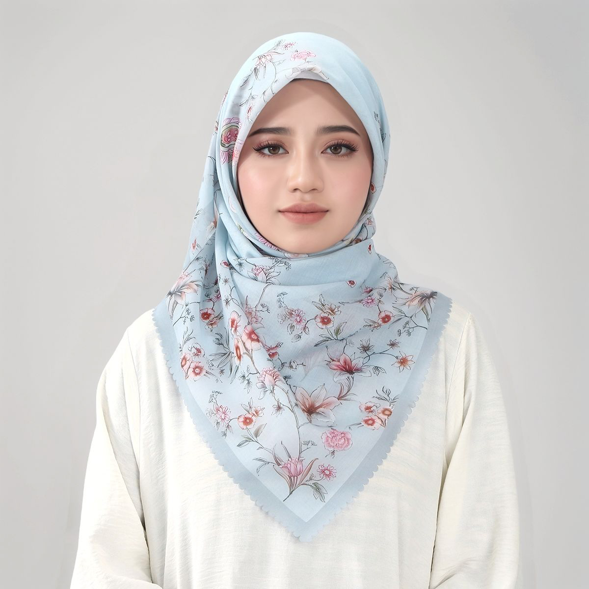 Floral Printed Wave Viscose Sq - Women Fashion Malaysia 评论和价格