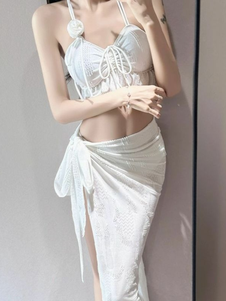 Ladies Floral Two Piece Swimsu - Women Fashion Styles 评论和价格