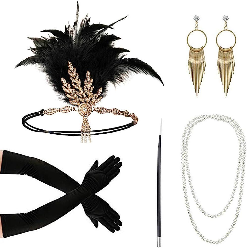 PESENAR 1920s Fashion Flapper  - Women Fashion Gloves 评论和价格