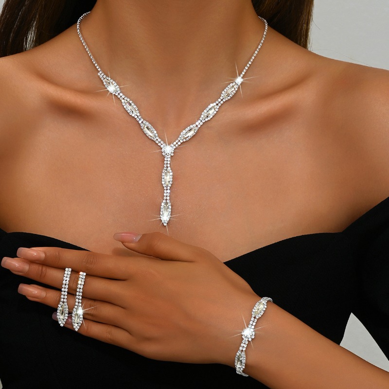 Earrings Necklace Bracelets Wo - Women'S Day Fashion Show 评论和价格