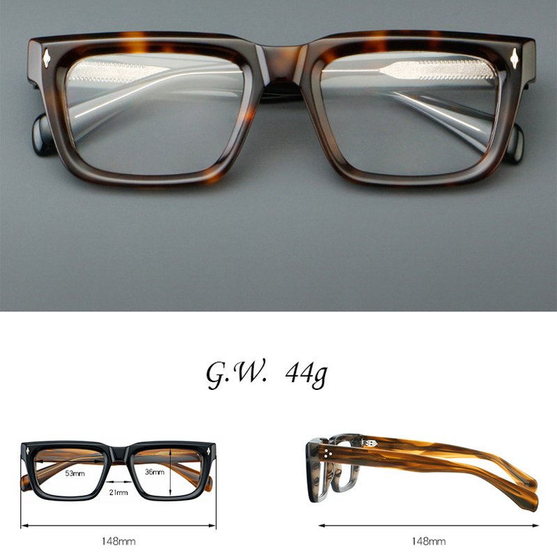 VCKA Fashion Acetate Round Myo - Women'S Fashion Glasses With Clear Lenses 评论和价格