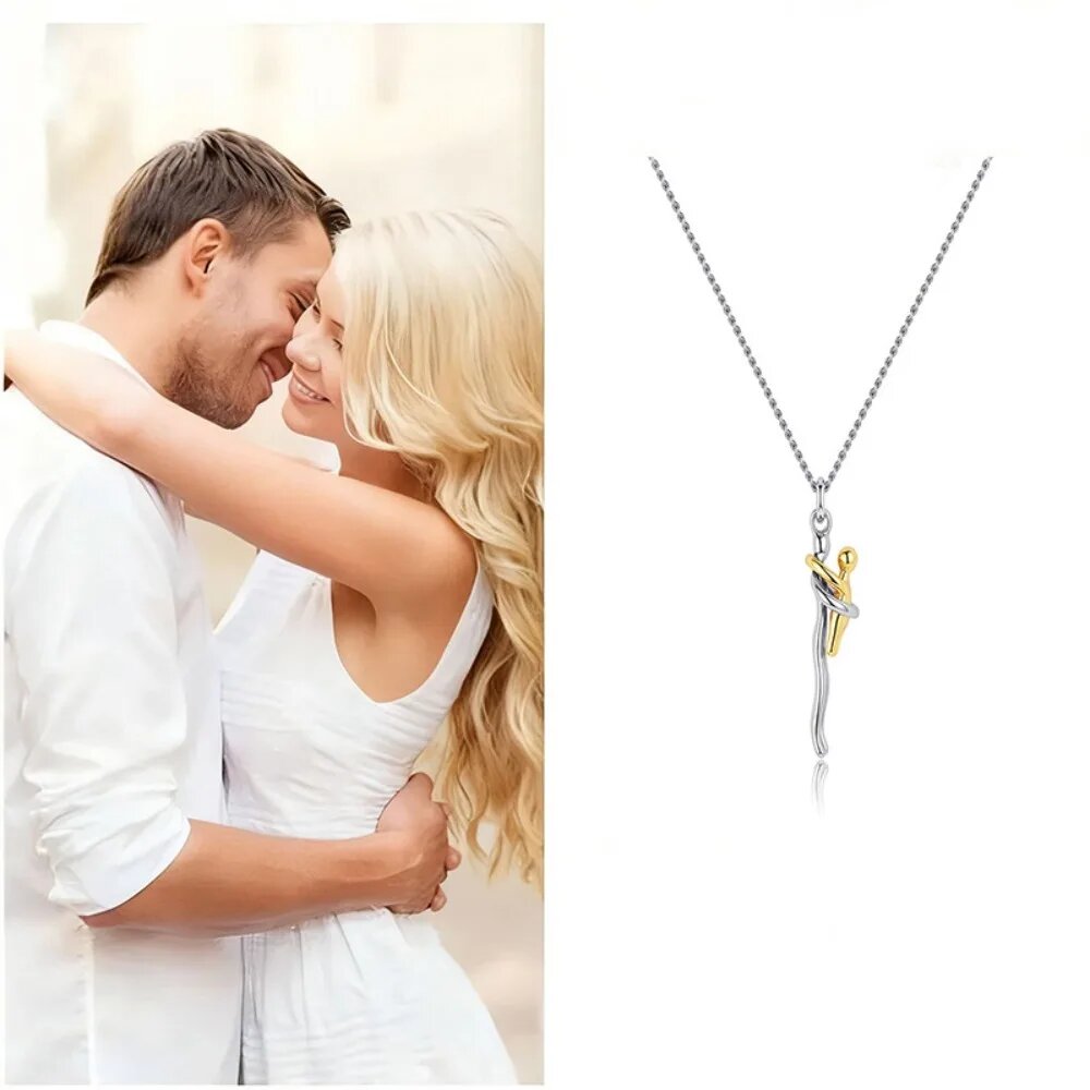 Mother Child Hug Pendant Neckl - Women'S Day Fashion Show 评论和价格