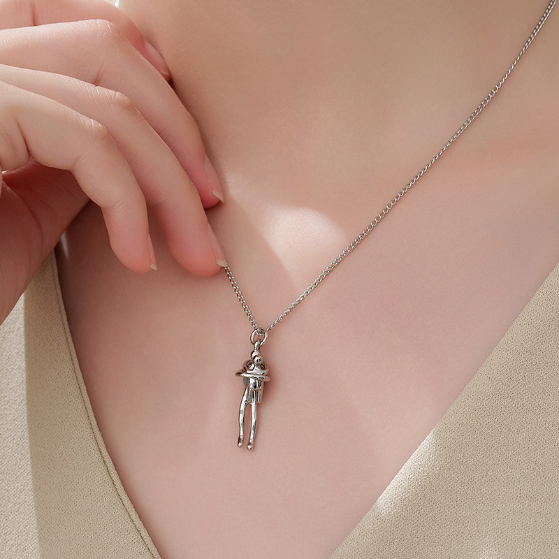 Mother Child Hug Pendant Neckl - Women'S Day Fashion Show 评论和价格