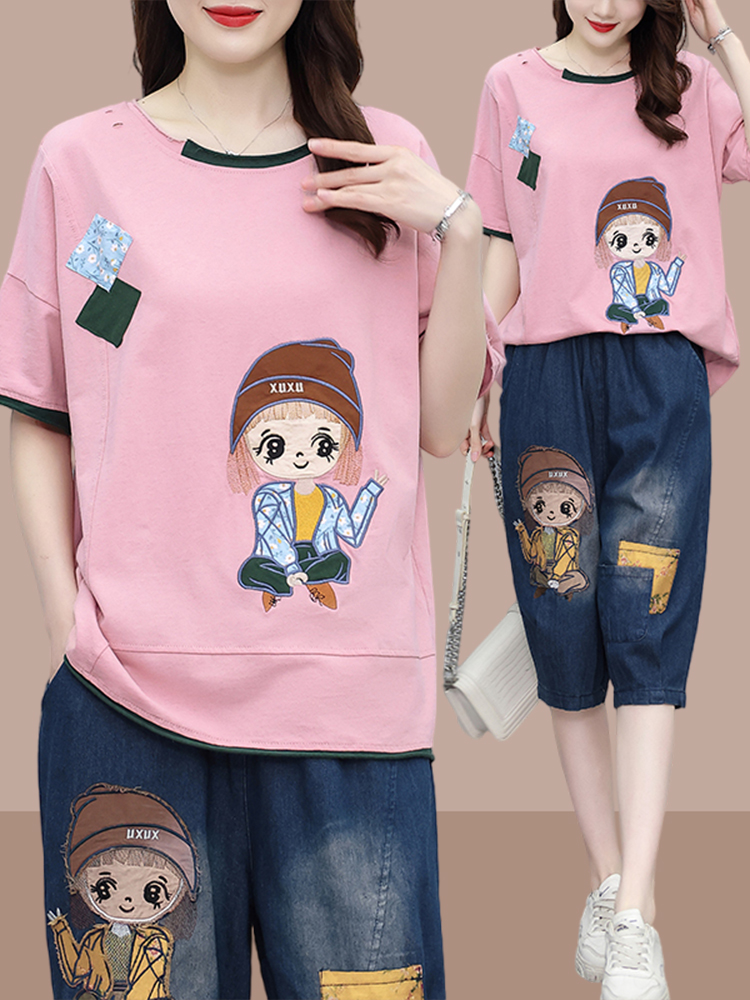 Fashionable Patchwork Short Sl - Women Fashion Over The Years 评论和价格