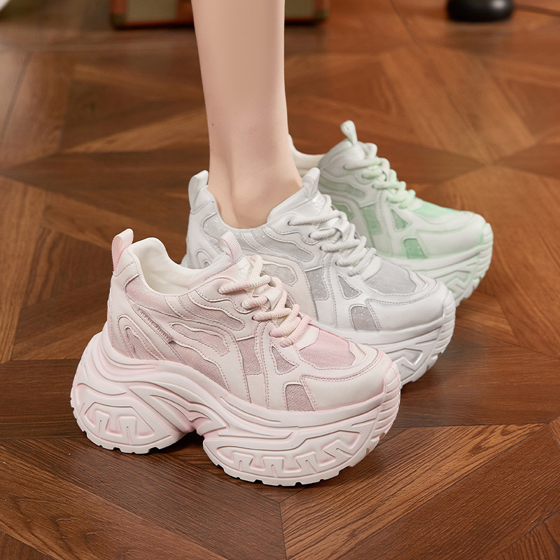 Women's Fashion Chunky Platfor - Sneakers Fashion Women 评论和价格