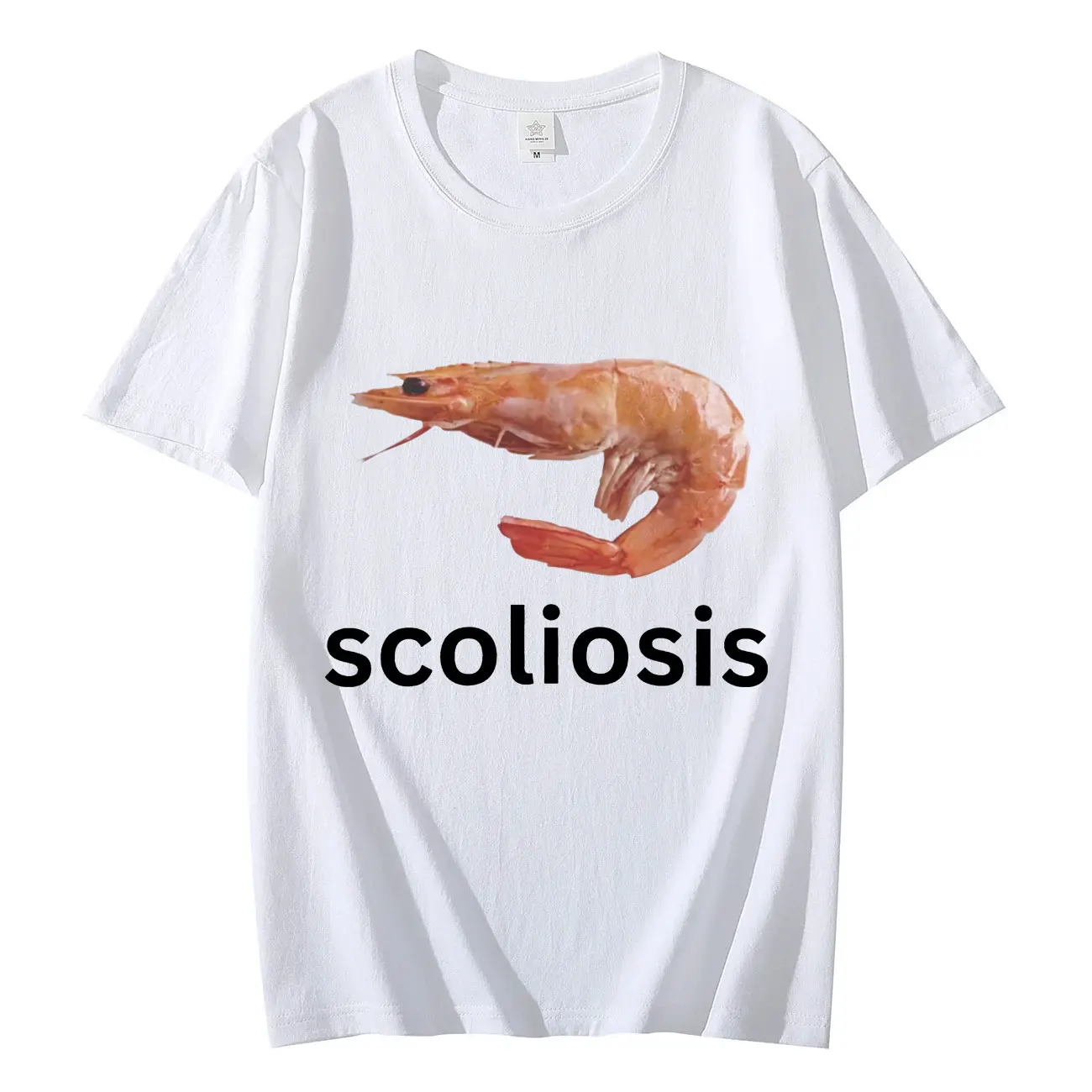 Scoliosis Funny Shrimp Meme T- - Women'S Fashion In The 90S 评论和价格