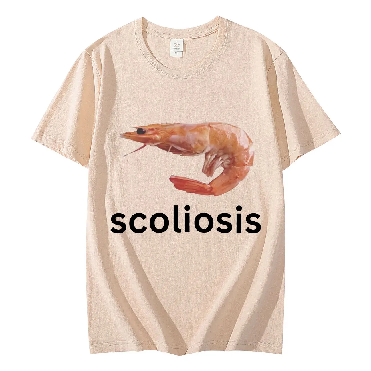 Scoliosis Funny Shrimp Meme T- - Women'S Fashion In The 90S 评论和价格