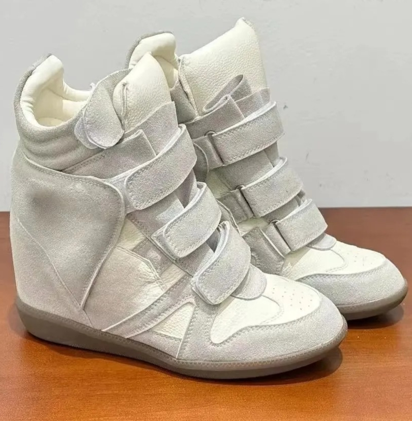 Women Hidden Wedge Heel High‑T - Sneakers Fashion Women 评论和价格