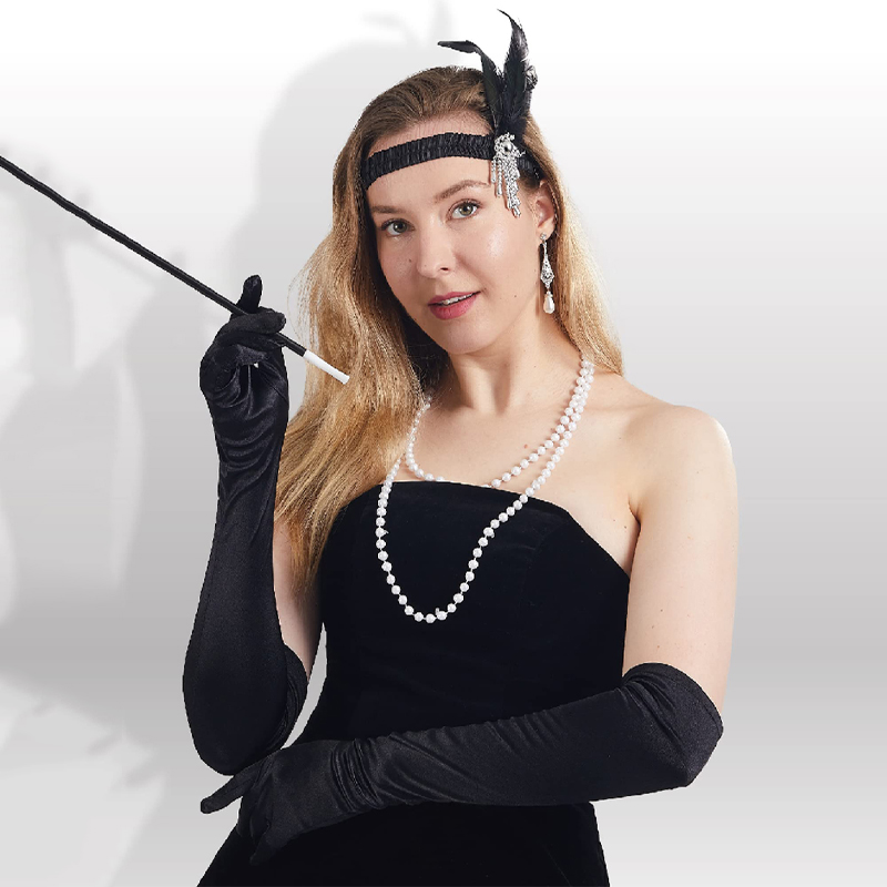 Women's Evening Party Mittens  - Women'S Fashion In The 1920S 评论和价格