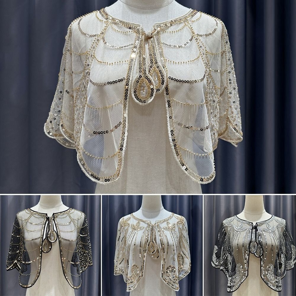 Elegant Sequin Embroidery Flap - Women'S Fashion In The 1920S 评论和价格