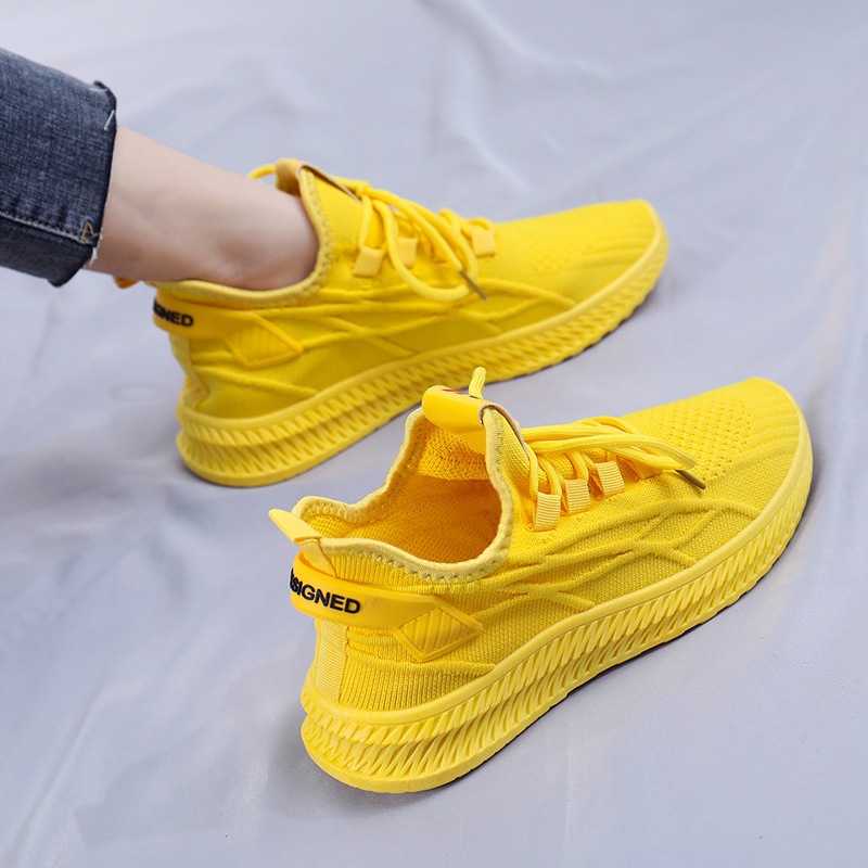 2026 Fashion Spring Female Sne - Women'S Yellow Fashion Sneakers 评论和价格